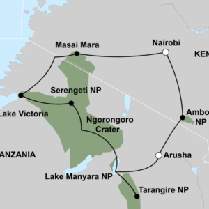 Beleef de migratie van Oost-Afrika (16 dagen) - start Nairobi - lastminute vakantie aanbiedingen