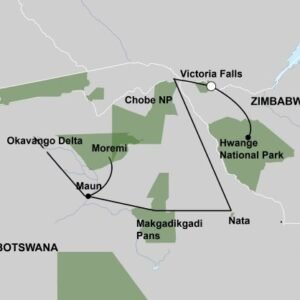 De Wildernis van Botswana & Zimbabwe (17 dagen) - lastminute vakantie aanbiedingen