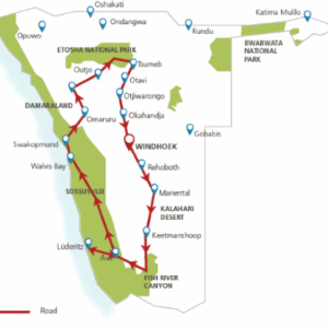 Het beste van Namibië (19 dagen) - lastminute vakantie aanbiedingen