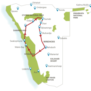 Namibië Express (13 dagen) - lastminute vakantie aanbiedingen