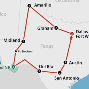 Lone Star Roundup (14 dagen) - lastminute vakantie aanbiedingen