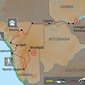 Namibië & Zambezi (17 dagen) - lastminute vakantie aanbiedingen