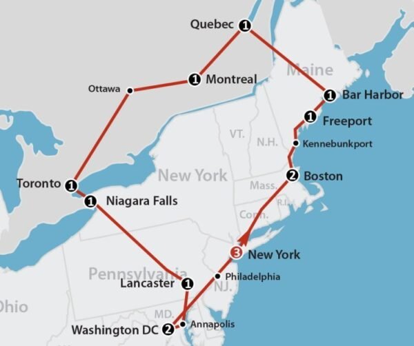 Northeast Impressions (16 dagen) - lastminute vakantie aanbiedingen