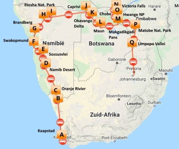 Op avontuur door Namibië