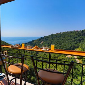 Eros en Kati Sea View op Corfu