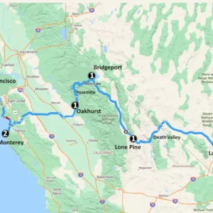 California Sierra Nevada (9 dagen) - lastminute vakantie aanbiedingen