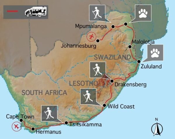 De hoogtepunten van Zuid-Afrika (20 dagen) - lastminute vakantie aanbiedingen
