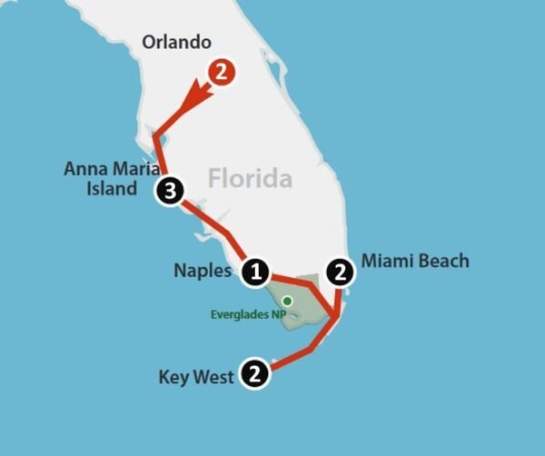 Florida Beaches by Tesla (12 dagen) - lastminute vakantie aanbiedingen