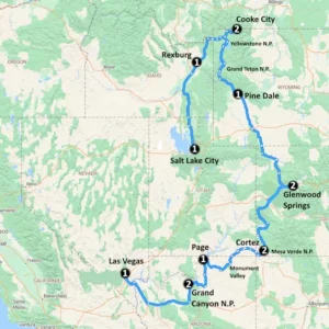 From Yellowstone to Grand Canyon (15 dagen) - lastminute vakantie aanbiedingen