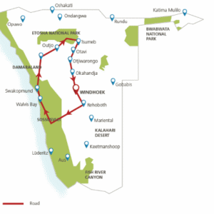 Namibië in vogelvlucht (13 dagen) - lastminute vakantie aanbiedingen