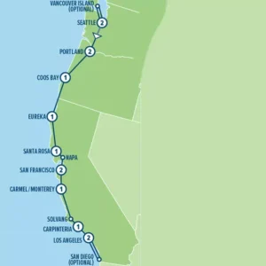 Pacific Coast Insider (15 dagen) - lastminute vakantie aanbiedingen