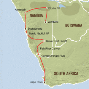 van Etosha tot de Kaap (17 dagen) - lastminute vakantie aanbiedingen